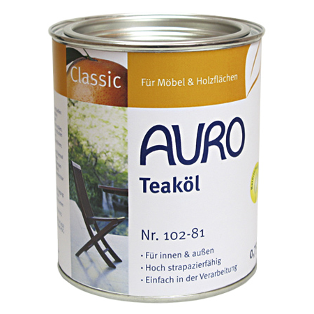 Auro Teaköl/Gartenmöbelöl Nr. 102