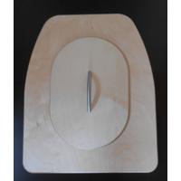 Urinabscheider mit Holzsitz Separett Privy 503