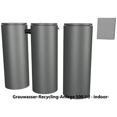 Grauwasser-Recycling-Anlage 500 l/d