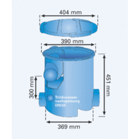Regenwasserfilter 3P | Volumenfilter VF1